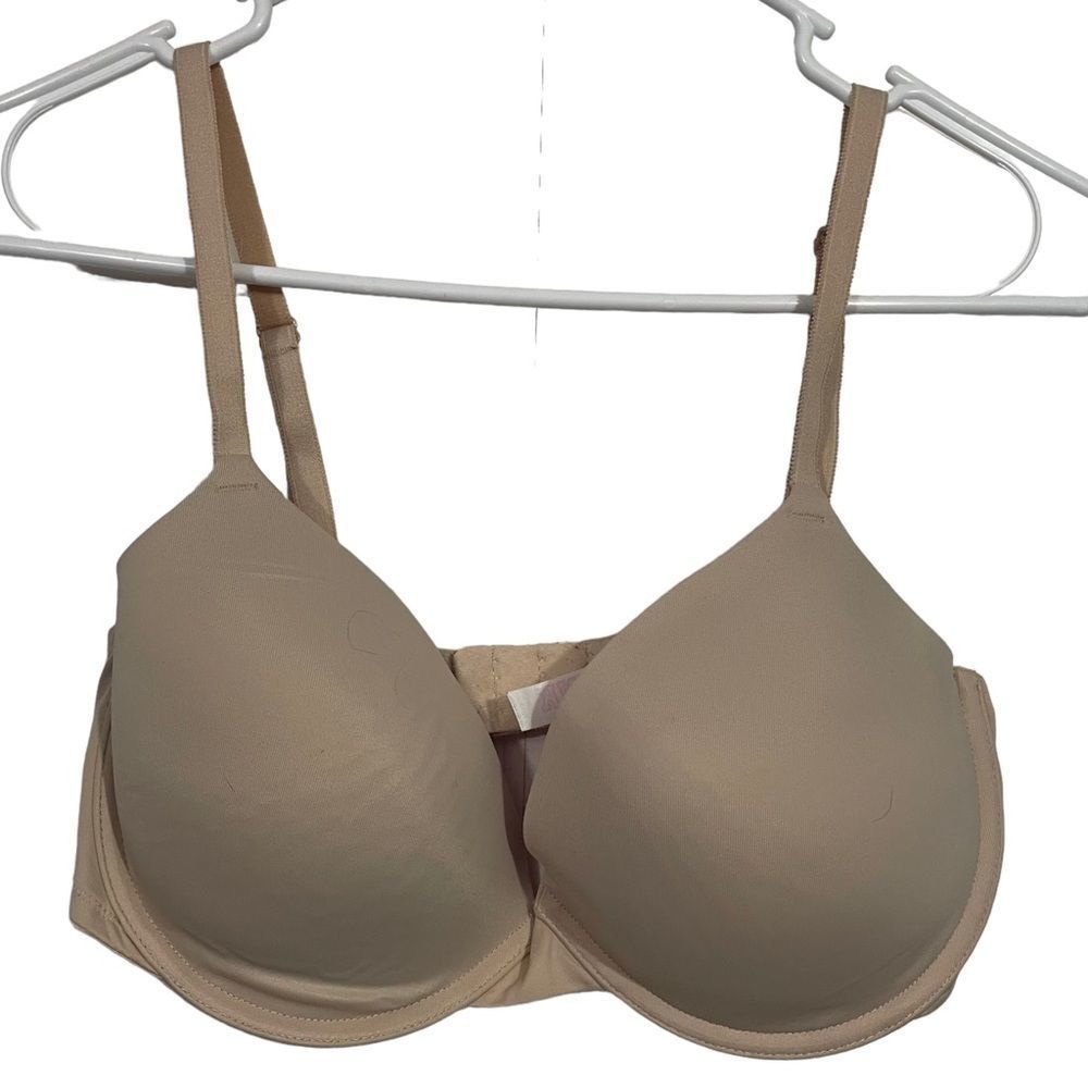 Victoria’s Secret PINK 34DD Nude Wear Everywhere Demi Bra